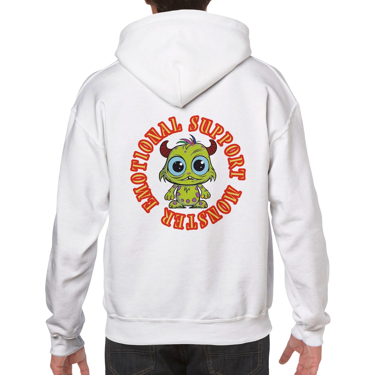 Emotional Support Monster Pullover Hoodie