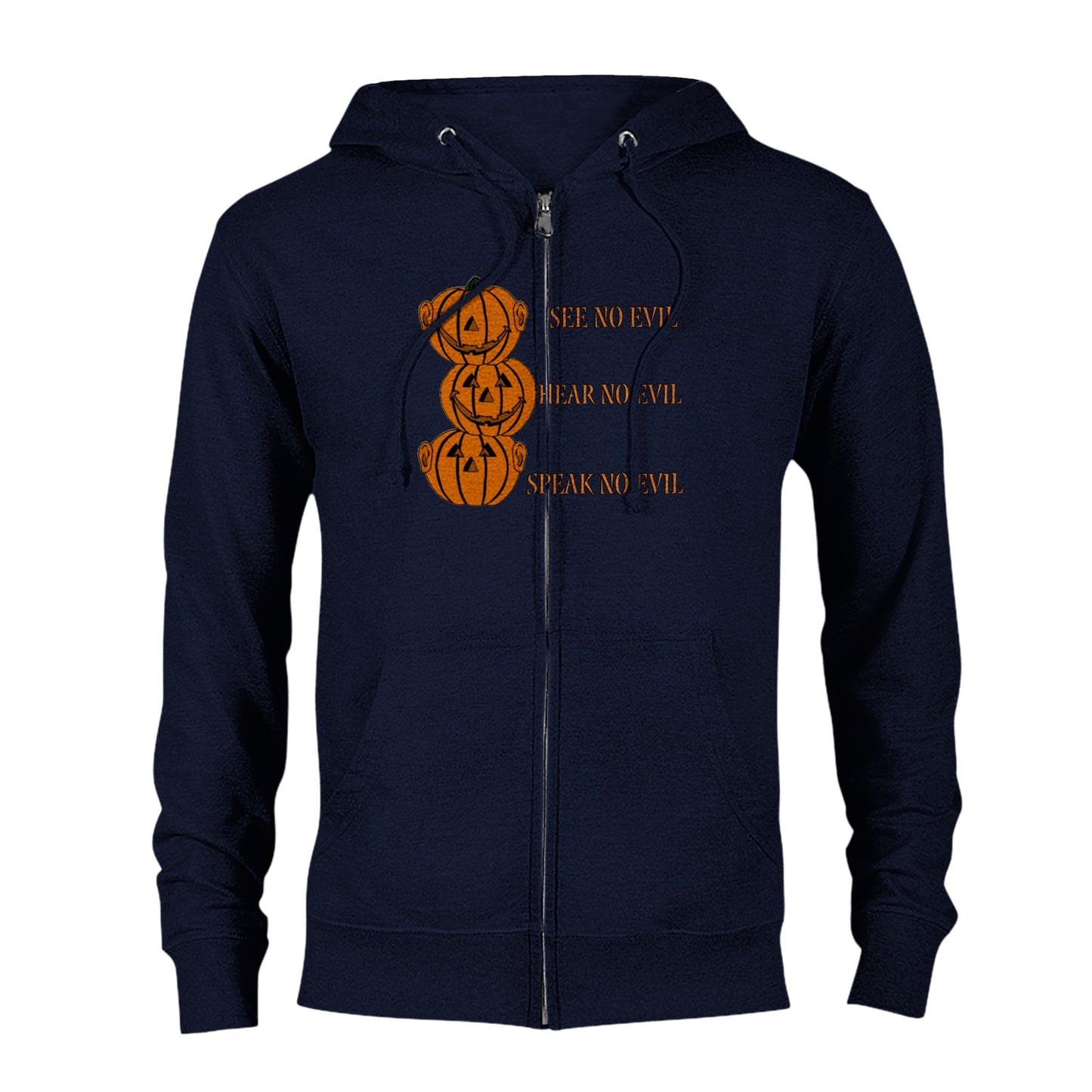 See No, Hear No, Speak No Evil Zip Hoodie