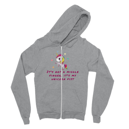 Unicorn Fist Zip Hoodie