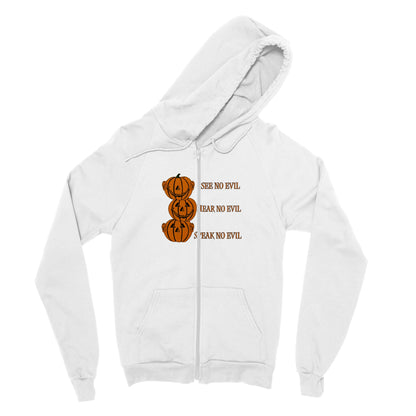 See No, Hear No, Speak No Evil Zip Hoodie