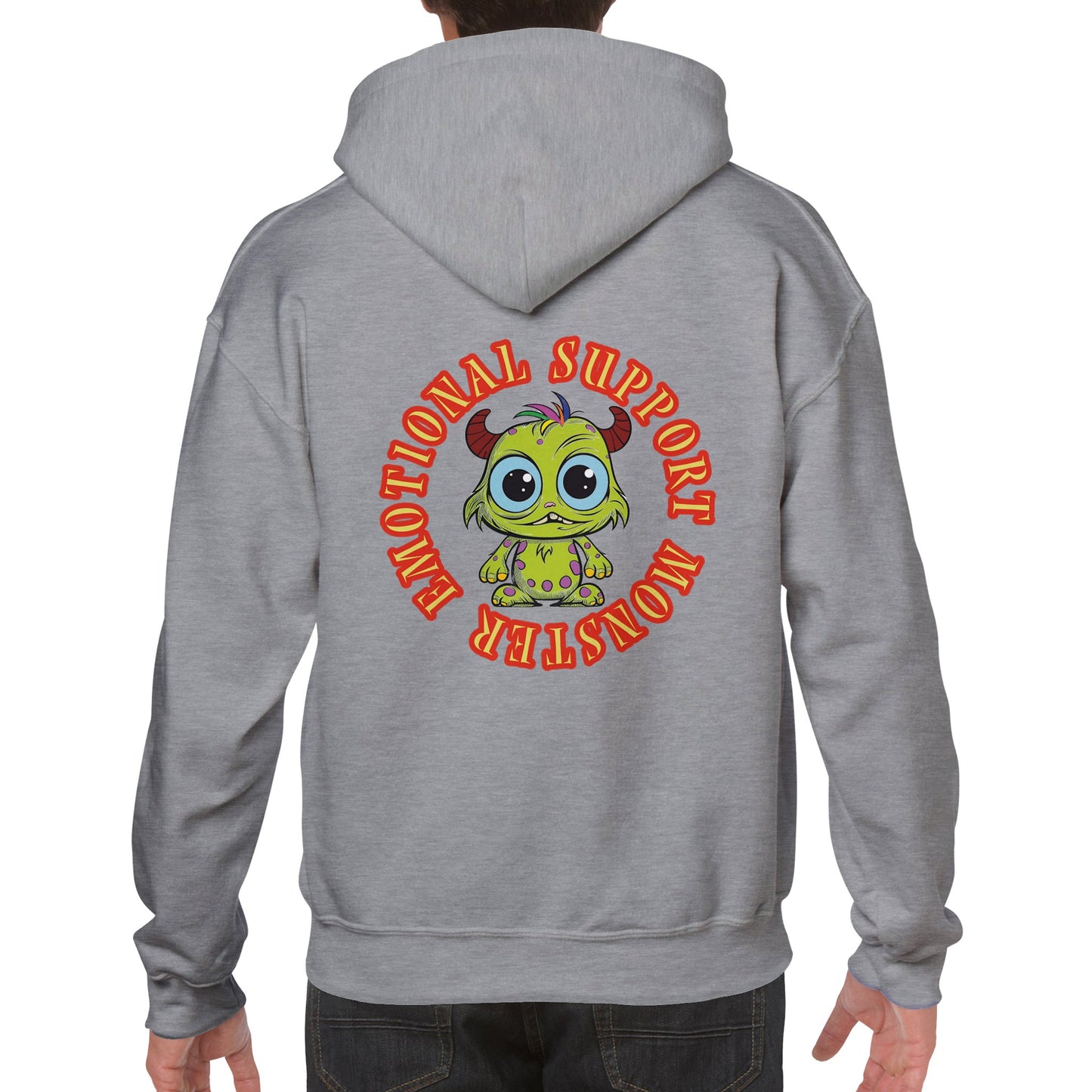 Emotional Support Monster Pullover Hoodie