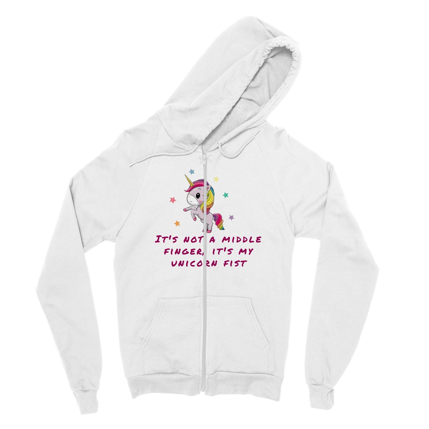 Unicorn Fist Zip Hoodie