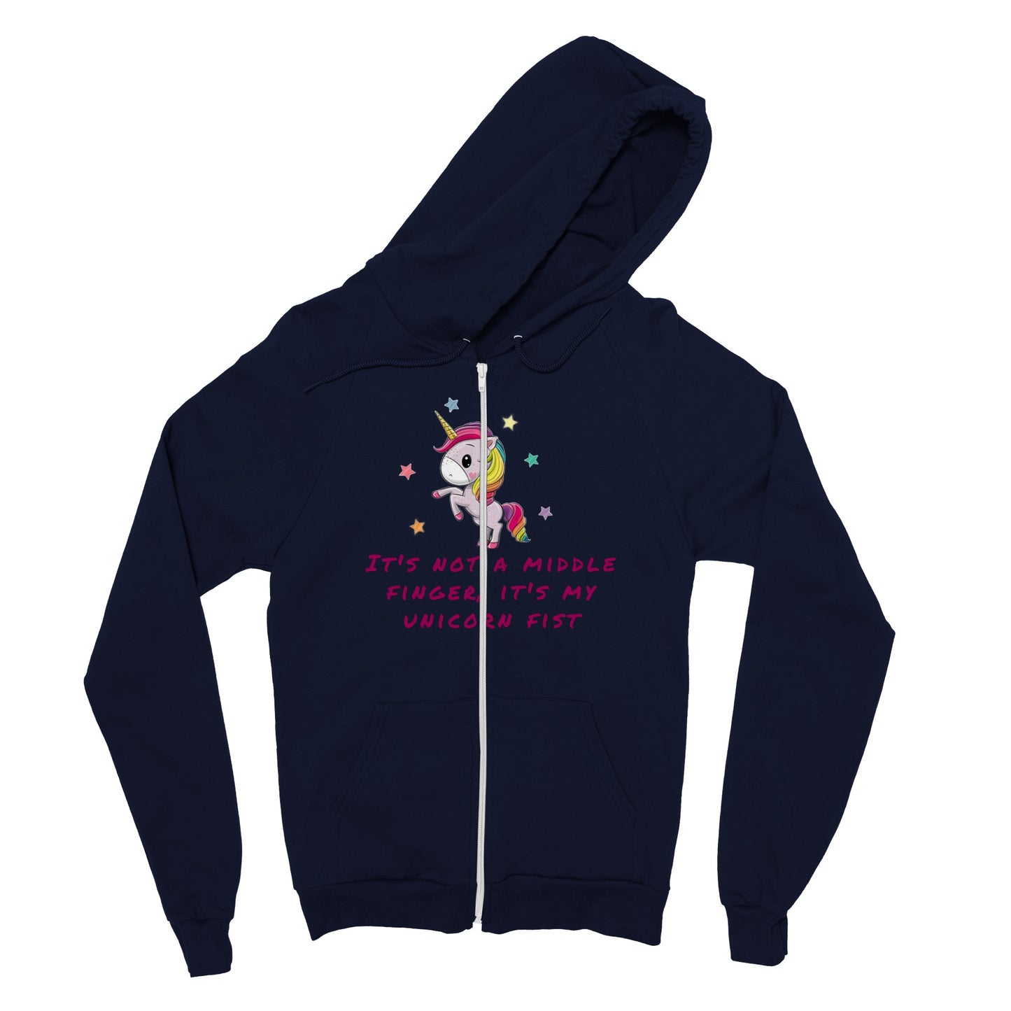 Unicorn Fist Zip Hoodie